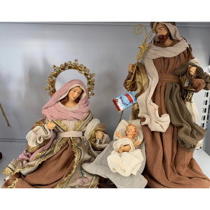 HOLY FAMILY ON BASE ANGEL DREAM COLLECTION NO LIGHT 40X25X40 CM