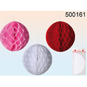 PALLA DECORATIVA CON NASTRO ADESIVO BILATERALE 30CM