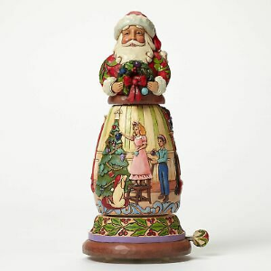  ALL IS MERRY AND BRIGHT-MUSICL SANTA ROTATING