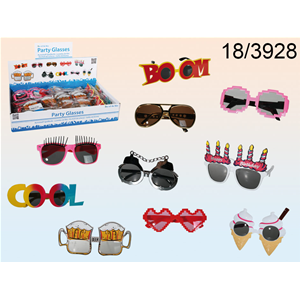 OCCHIALI DA SCHERZO 10 ASS.