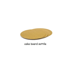 CAKEBOARD SOTTILE GOLD D.25X3MM