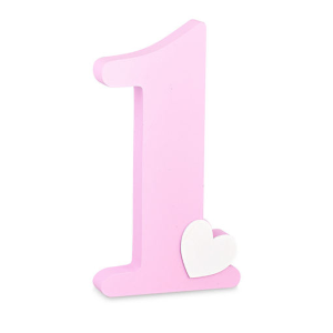 NUMERO 1 LEGNO ROSA