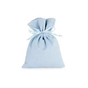 SACCHETTO AZZURRO COTONE100X140