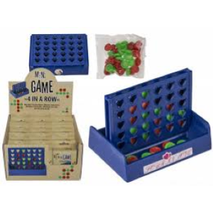 MINI GIOCO,QUATTRO IN UNA FILA 6X10CM