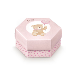 ESAGONO LITTLE BEAR 60X40 H ROSA