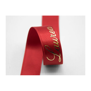 DOPPIO RASO 16 MM LAUREA ROSSO
