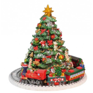 ALBERO NATALE CON TRENO