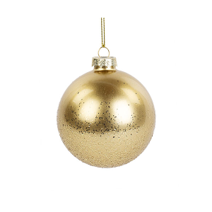 BOX 6 SFERE ORO GLITTER