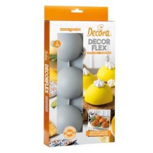 STAMPO SILICONE 5 MEZZA SFERA DIAM.8X4H