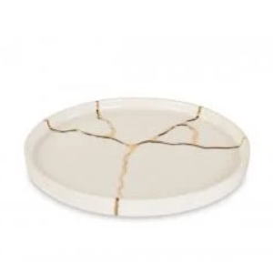 VASSOIO KINTSUGI BIANCO D.270