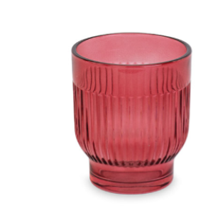 PORTA T-L VETRO MAGENTA D.75XH80