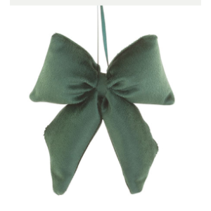 FIOCCO VELLUTO VERDE DA APP. 120X150 MM