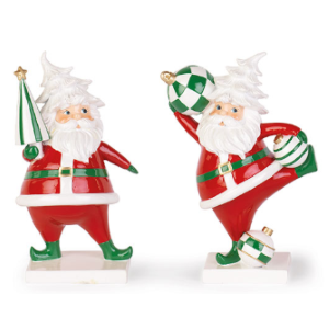 BABBO CON ALBERO/SFERA VERDI ASS. H.190 MM