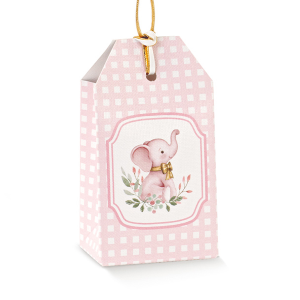 TAG 55X35X100 ELEFANTINO ROSA