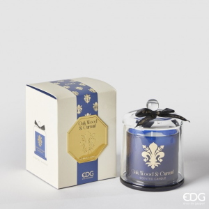 CANDELA GOLDLILY C/CUPOLA H.13 OAK WOOD&CURRANT