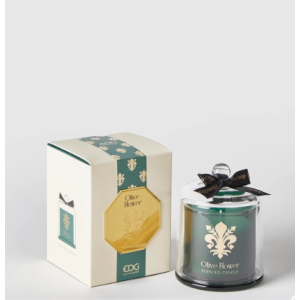 CANDELA GOLDLILY C/CUPOLA H.13 OLIVE FLOWER