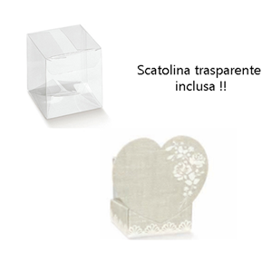 CESTELLO CUORE 40X40X65