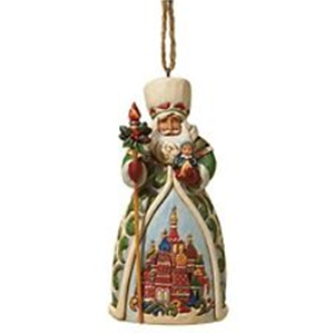 RUSSIAN SANTA HANGING ORNAMENT