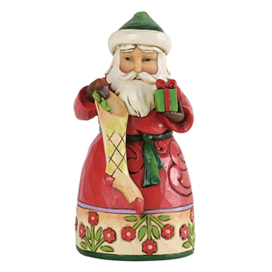 SMALL SANTA WITH STOCKING 