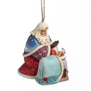 SANTA WITH BABY JESUS ORNAMENT