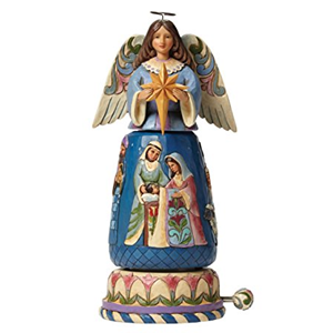 MUSICAL NATIVITY ANGEL ROTATING 