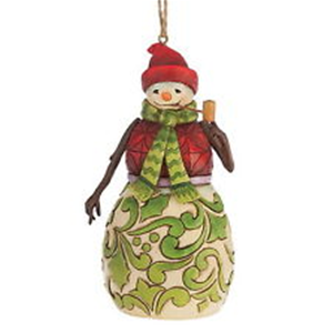 RED GREEN SNOWMAN H/O