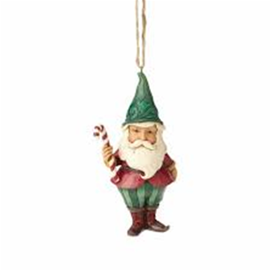 WINTER WONDERLAND SANTA GNOME HANGING ORNAMENT