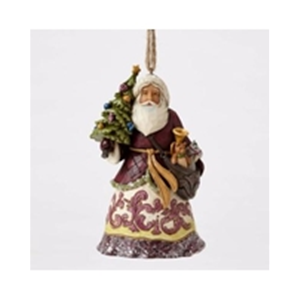 SANTA WITH TREE ORNAMENT 