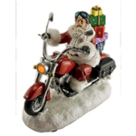 BABBO NATALE SULLA MOTOCICLETTA