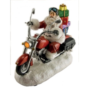 BABBO NATALE SULLA MOTOCICLETTA