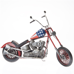 METALLO MOTOCICLETTA "USA" 41X13X26 CM