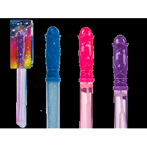 BOLLE DI SAPONE AD ASTA 120ML 43.5 CM 3 COL. ASS.