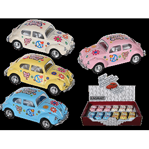 MACCHINA IN METALLO, VW MAGGIOLINO 1967 6.5CM 4 COL. ASS.