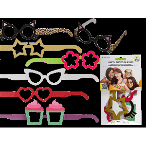 OCCHIALI PER FOTO DA PARTY 6 PZ