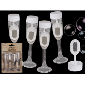 BOLLE DI SAPONE, CALICE DA SPUMANTE 16ML 