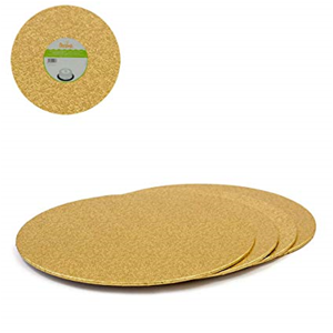 CAKE BOARD SOTTILE GOLD D. 36 CM X 3MM H 