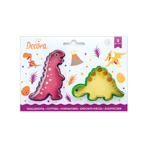 SET 2 TAGLIAPASTA JURASSIC IN PLASTICA 