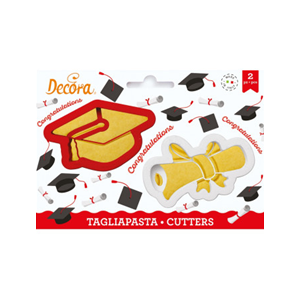 SET 2 TAGLIAPASTA LAUREA IN PLASTICA 