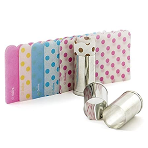 CF 100 CARTINE PER CARTUCCE MARRONE E BIANCO 10CM H